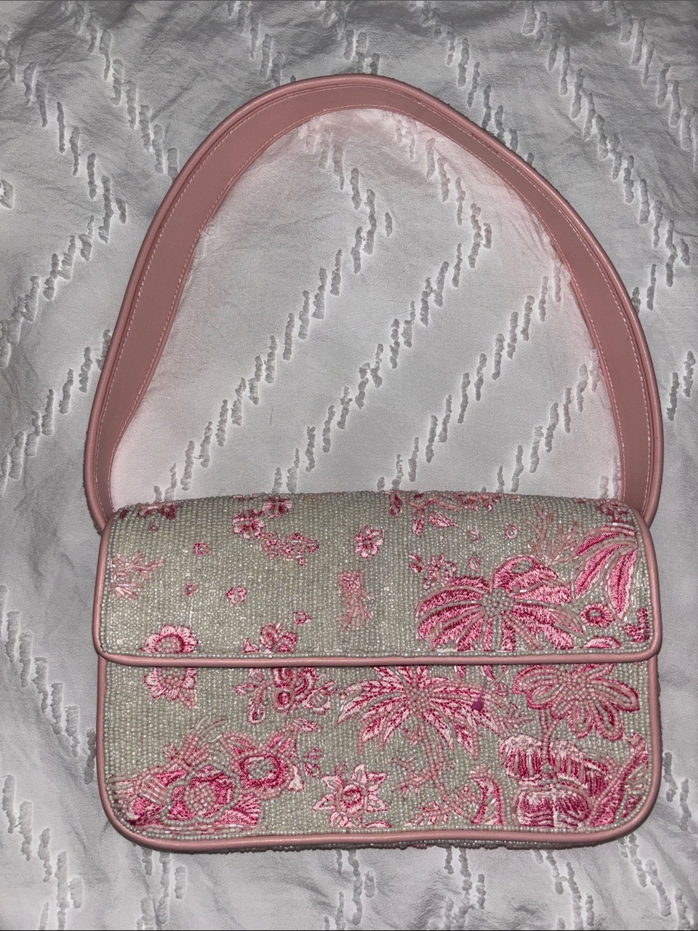 Staud Tommy beaded shoulder bag